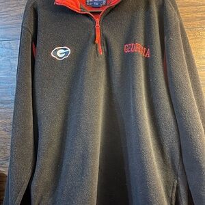 Georgia Bulldogs Black Fleece Pullover